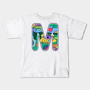 Alphabet M Kids T-Shirt